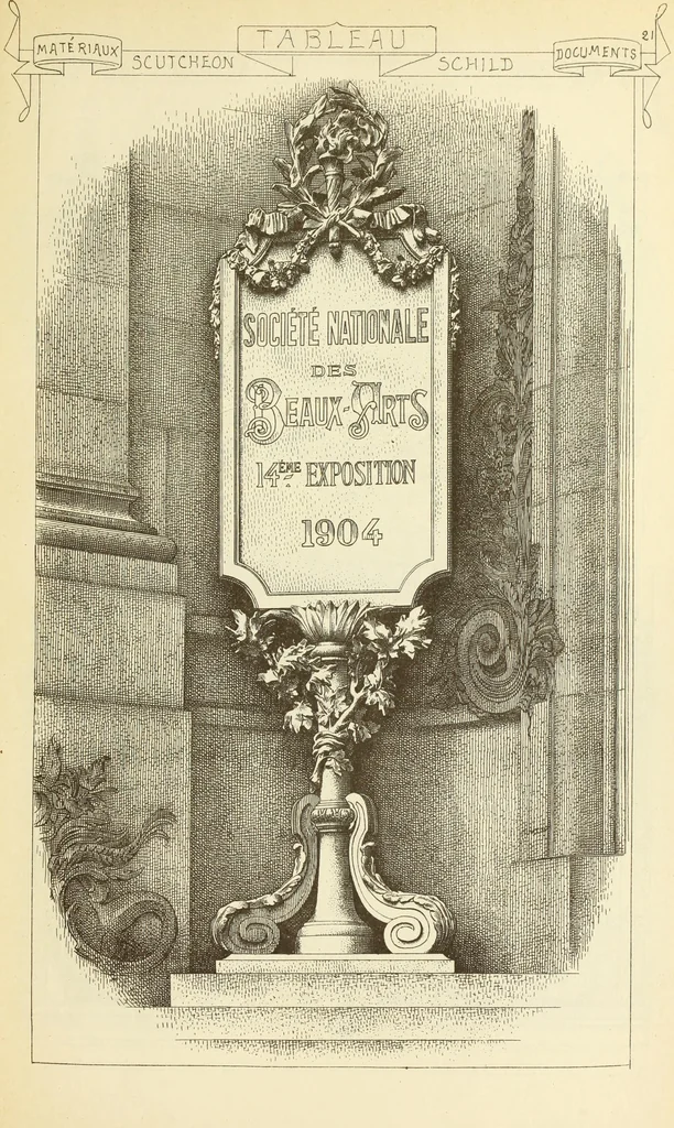 An illustration from Materials and documents of architecture and sculpture : classified alphabetically, 1915, leaf 354