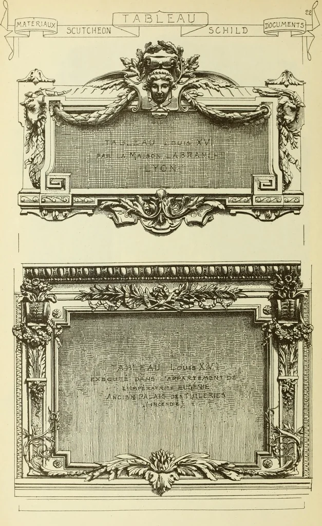 An illustration from Materials and documents of architecture and sculpture : classified alphabetically, 1915, leaf 355
