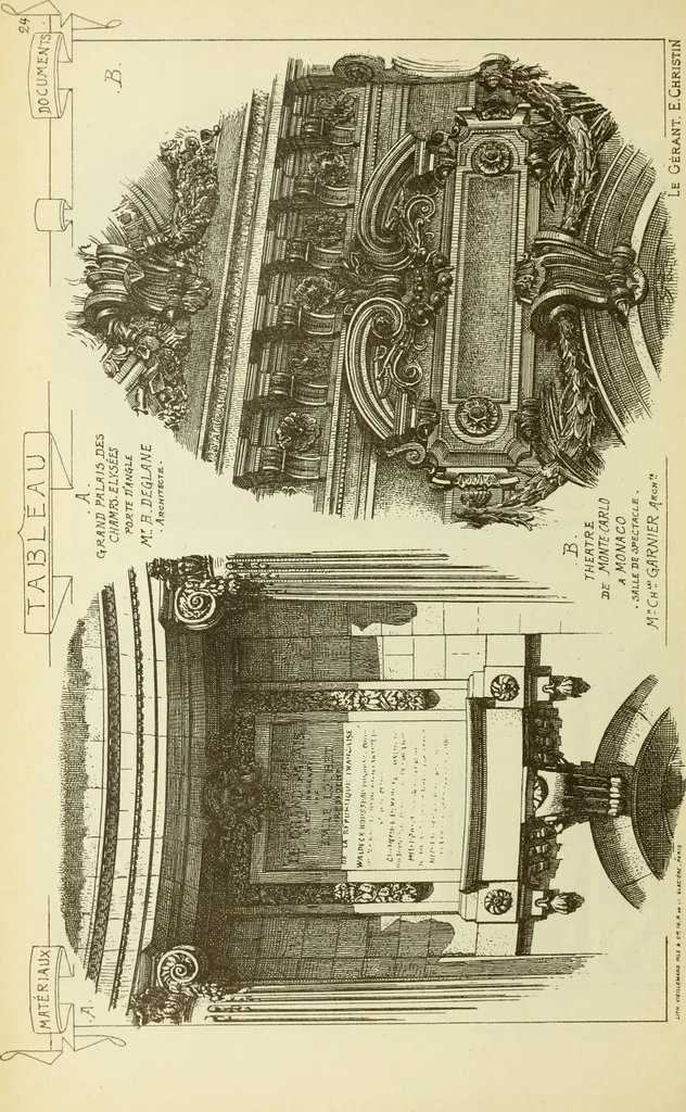 An illustration from Materials and documents of architecture and sculpture : classified alphabetically, 1915, leaf 357
