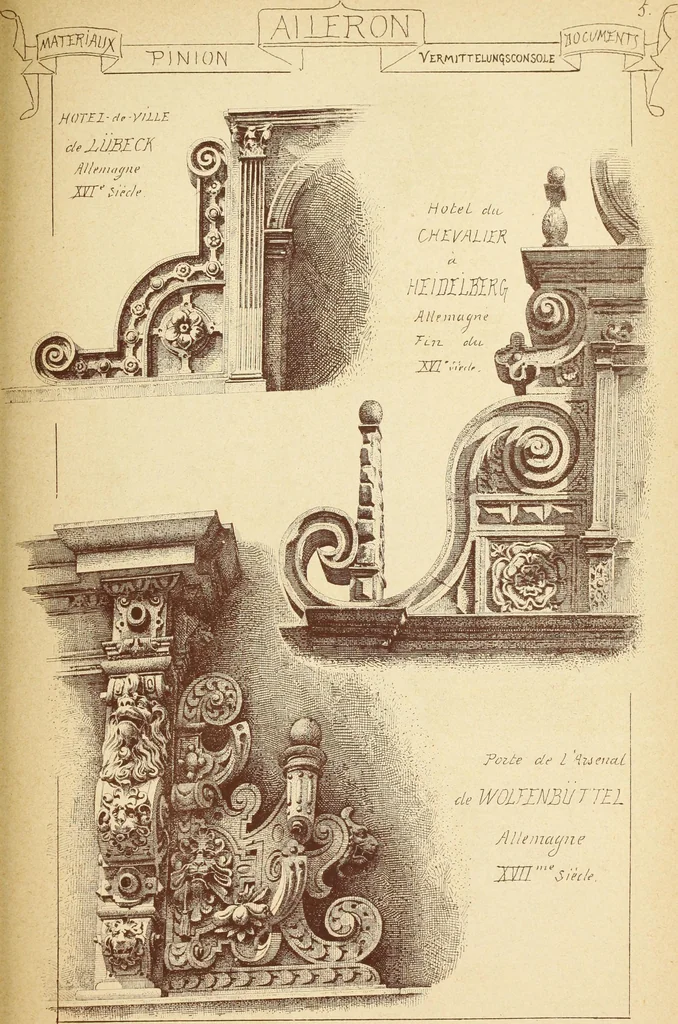 An illustration from Materials and documents of architecture and sculpture : classified alphabetically, 1915, leaf 38