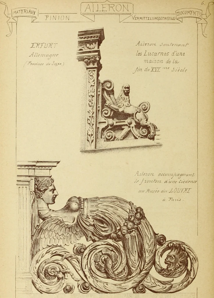 An illustration from Materials and documents of architecture and sculpture : classified alphabetically, 1915, leaf 39