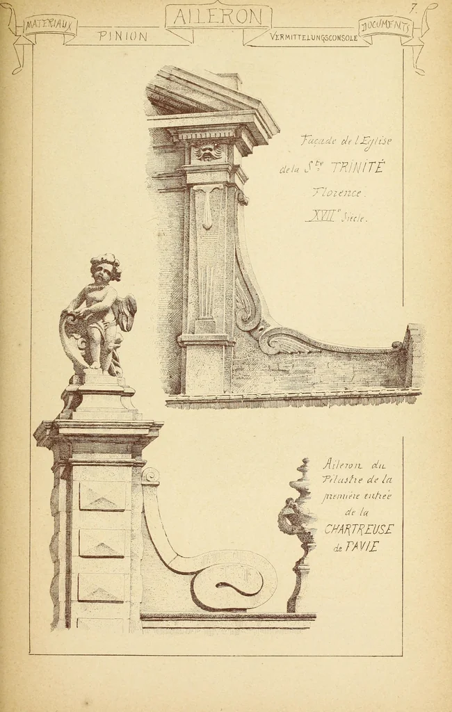 An illustration from Materials and documents of architecture and sculpture : classified alphabetically, 1915, leaf 40