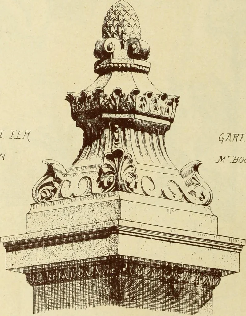 An illustration from Materials and documents of architecture and sculpture : classified alphabetically, 1915, leaf 45