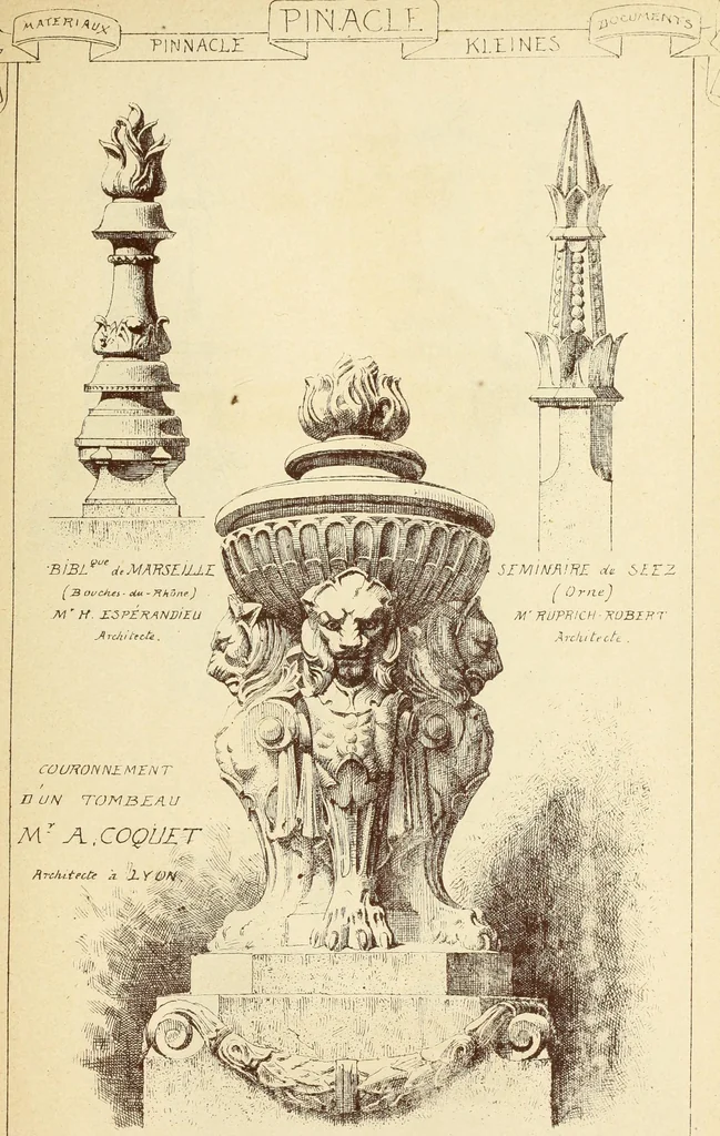 An illustration from Materials and documents of architecture and sculpture : classified alphabetically, 1915, leaf 46