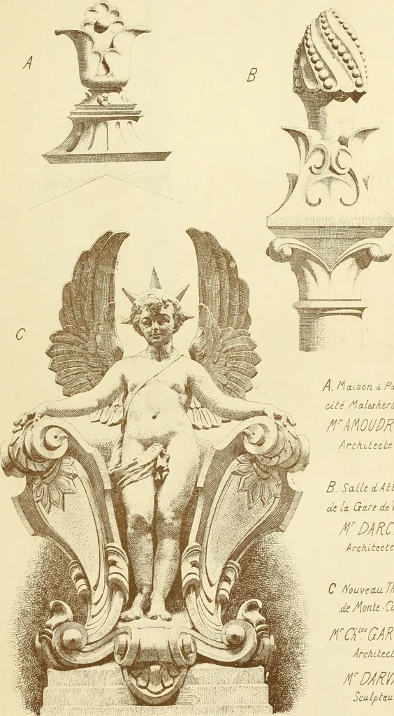 An illustration from Materials and documents of architecture and sculpture : classified alphabetically, 1915, leaf 54