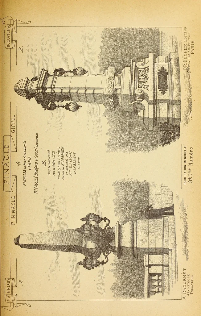 An illustration from Materials and documents of architecture and sculpture : classified alphabetically, 1915, leaf 66