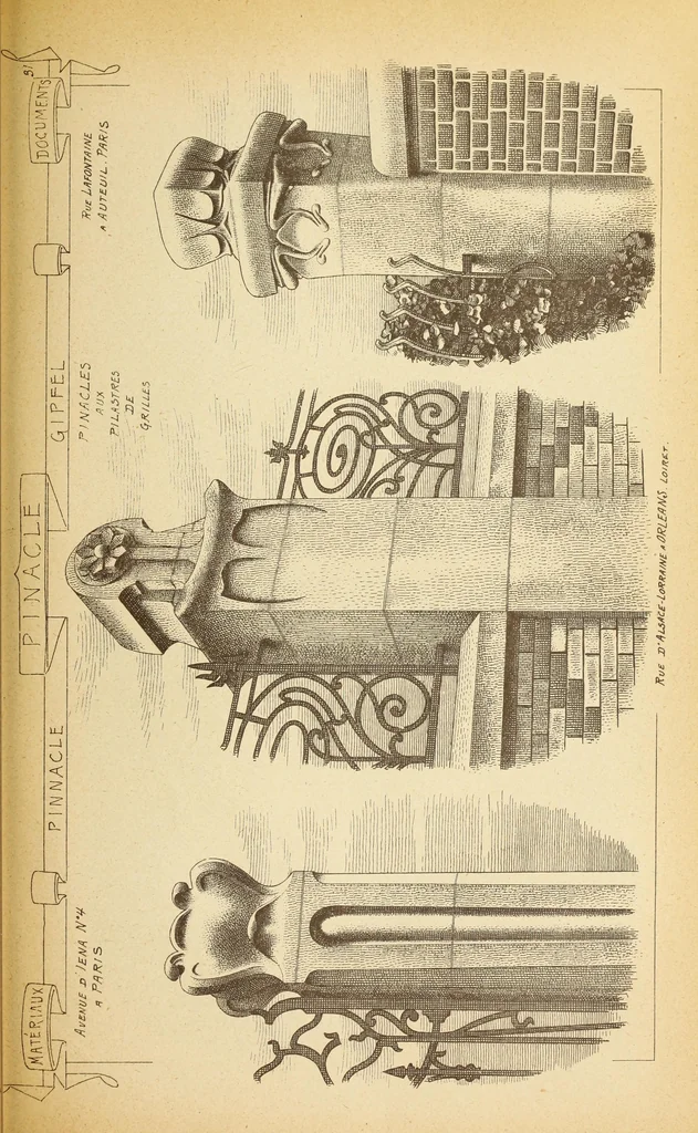An illustration from Materials and documents of architecture and sculpture : classified alphabetically, 1915, leaf 72