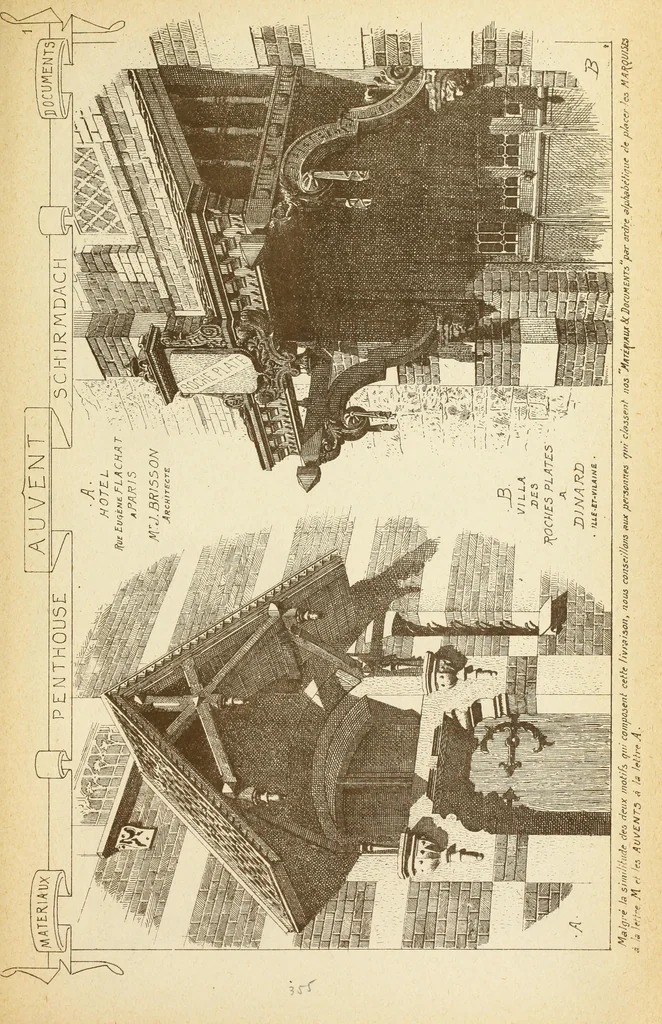 An illustration from Materials and documents of architecture and sculpture : classified alphabetically, 1915, leaf 8