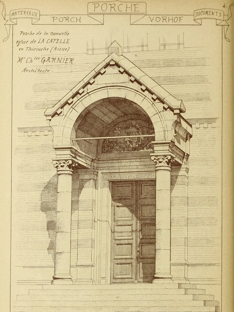 An illustration from Materials and documents of architecture and sculpture : classified alphabetically, 1915, leaf 85