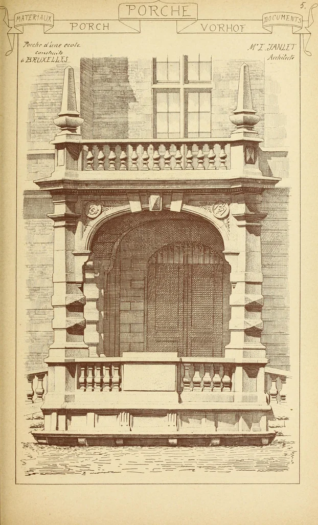 An illustration from Materials and documents of architecture and sculpture : classified alphabetically, 1915, leaf 86