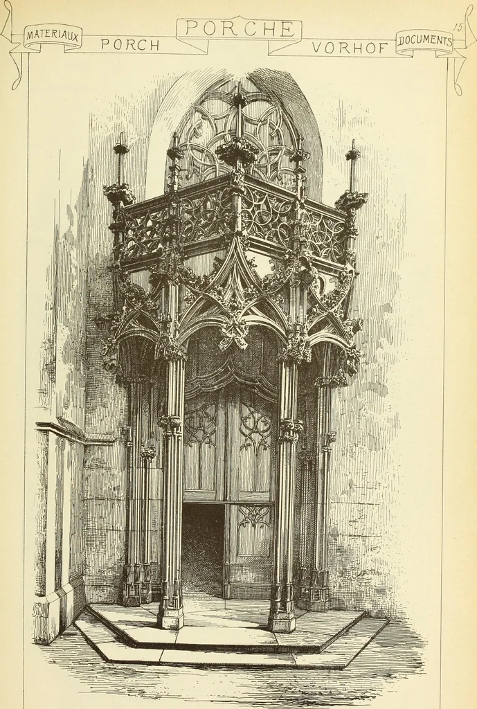 An illustration from Materials and documents of architecture and sculpture : classified alphabetically, 1915, leaf 96