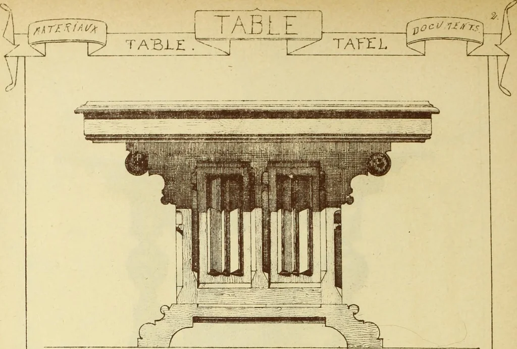 An illustration from Materials and documents of architecture and sculpture : classified alphabetically, 1915, leaf 121