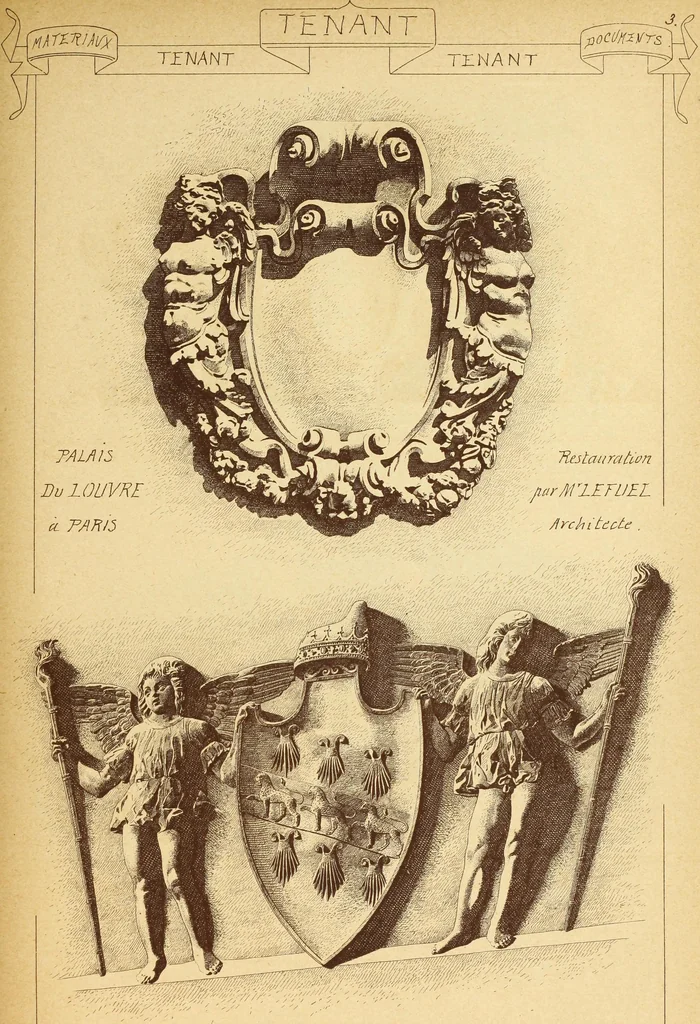 An illustration from Materials and documents of architecture and sculpture : classified alphabetically, 1915, leaf 130