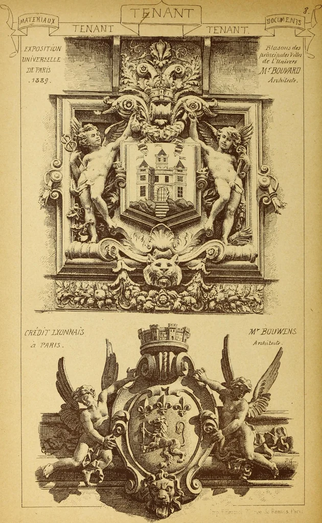 An illustration from Materials and documents of architecture and sculpture : classified alphabetically, 1915, leaf 135