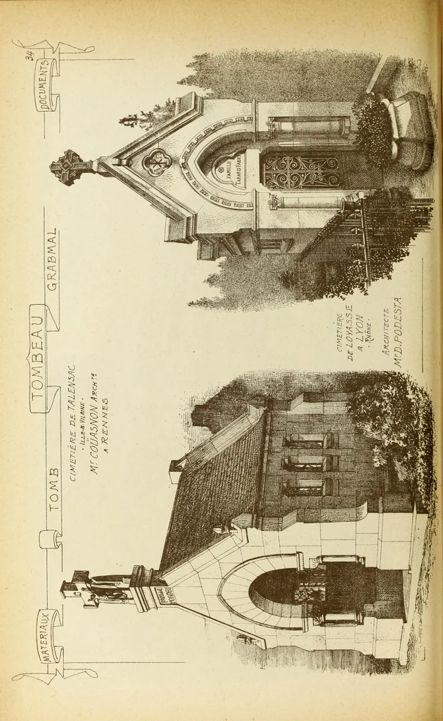 An illustration from Materials and documents of architecture and sculpture : classified alphabetically, 1915, leaf 177
