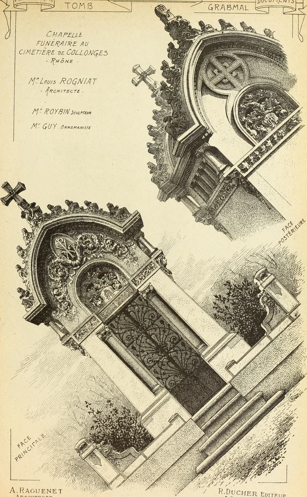 An illustration from Materials and documents of architecture and sculpture : classified alphabetically, 1915, leaf 192