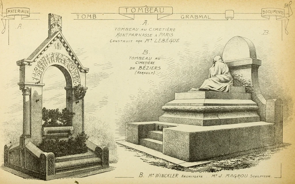 An illustration from Materials and documents of architecture and sculpture : classified alphabetically, 1915, leaf 197