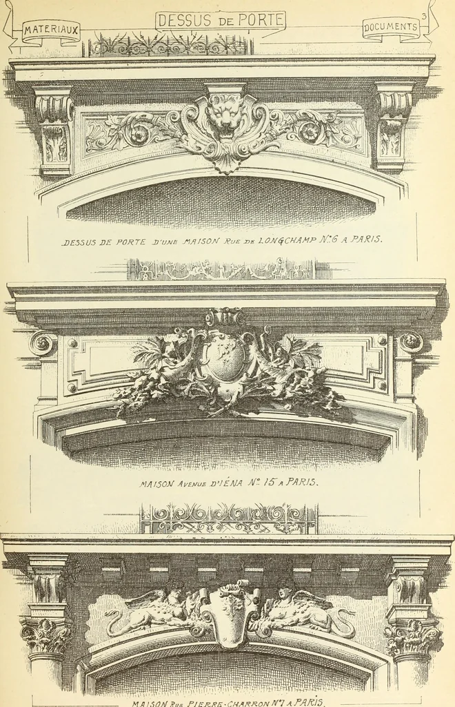 An illustration from Materials and documents of architecture and sculpture : classified alphabetically, 1915, leaf 226