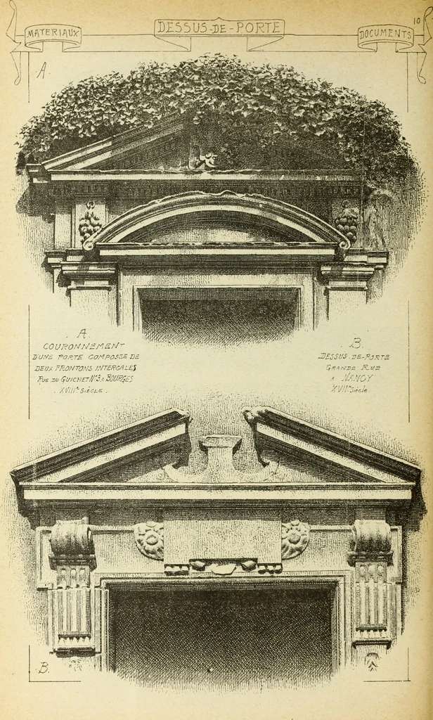 An illustration from Materials and documents of architecture and sculpture : classified alphabetically, 1915, leaf 233