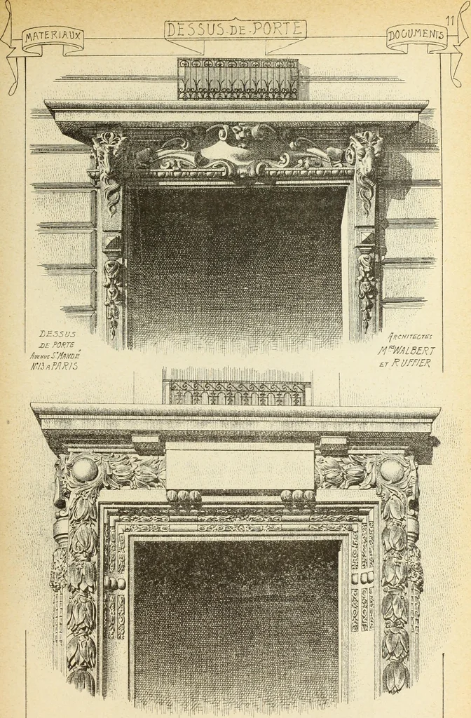 An illustration from Materials and documents of architecture and sculpture : classified alphabetically, 1915, leaf 234