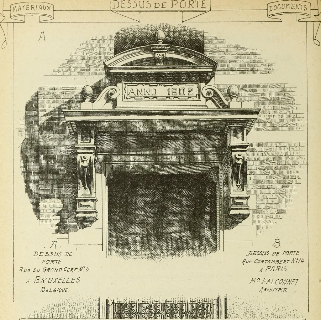 An illustration from Materials and documents of architecture and sculpture : classified alphabetically, 1915, leaf 235
