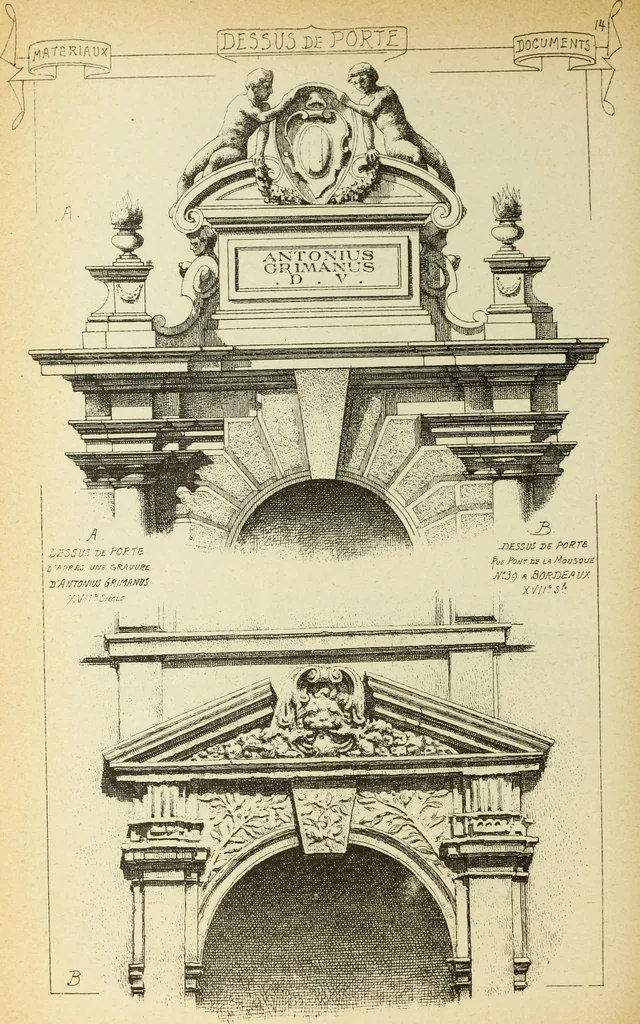 An illustration from Materials and documents of architecture and sculpture : classified alphabetically, 1915, leaf 237
