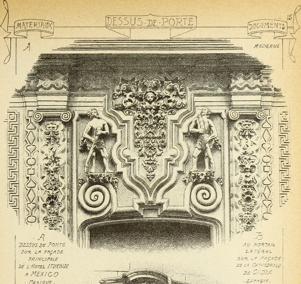An illustration from Materials and documents of architecture and sculpture : classified alphabetically, 1915, leaf 238