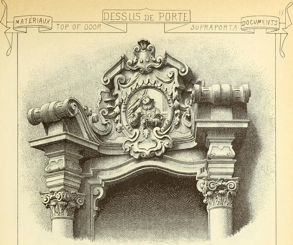 An illustration from Materials and documents of architecture and sculpture : classified alphabetically, 1915, leaf 240