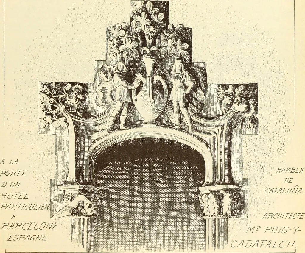 An illustration from Materials and documents of architecture and sculpture : classified alphabetically, 1915, leaf 240