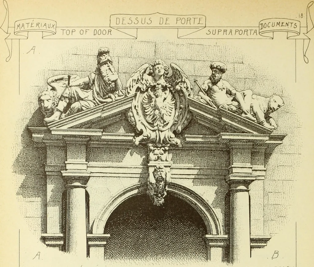 An illustration from Materials and documents of architecture and sculpture : classified alphabetically, 1915, leaf 241
