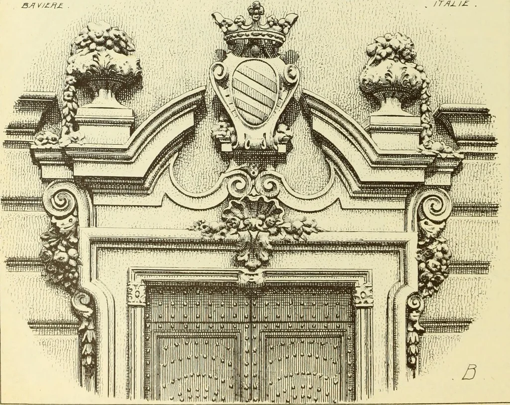 An illustration from Materials and documents of architecture and sculpture : classified alphabetically, 1915, leaf 241