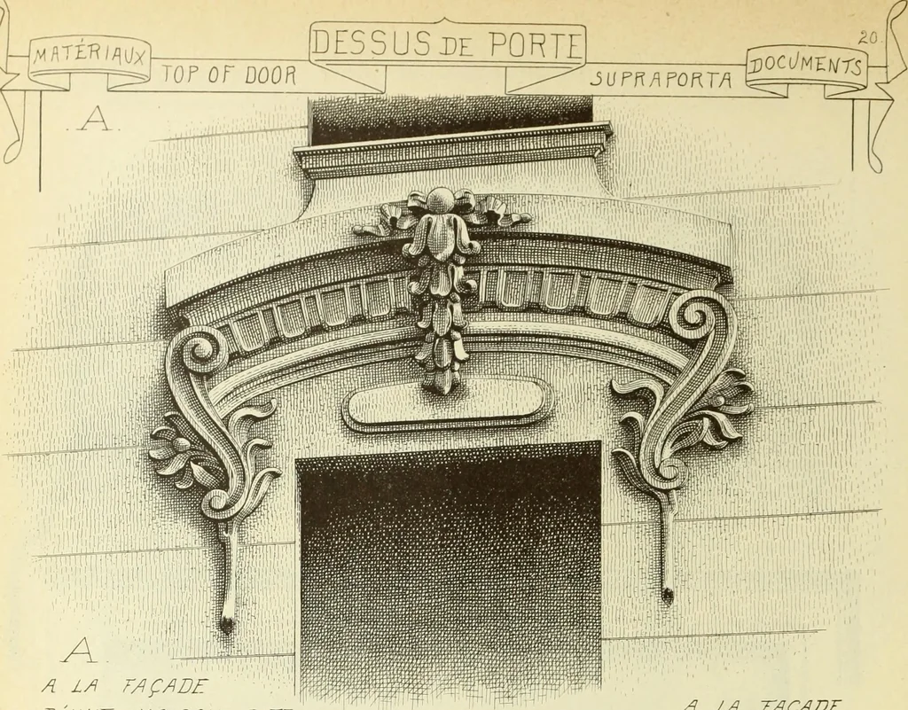 An illustration from Materials and documents of architecture and sculpture : classified alphabetically, 1915, leaf 243
