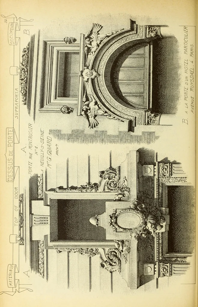 An illustration from Materials and documents of architecture and sculpture : classified alphabetically, 1915, leaf 245