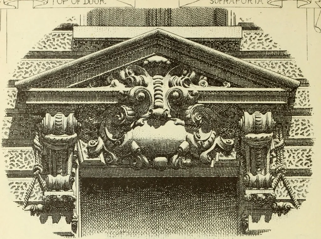 An illustration from Materials and documents of architecture and sculpture : classified alphabetically, 1915, leaf 249