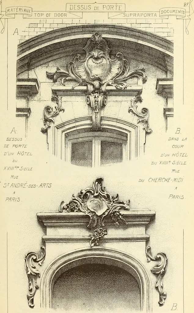 An illustration from Materials and documents of architecture and sculpture : classified alphabetically, 1915, leaf 250