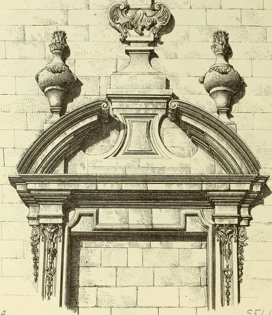 An illustration from Materials and documents of architecture and sculpture : classified alphabetically, 1915, leaf 251