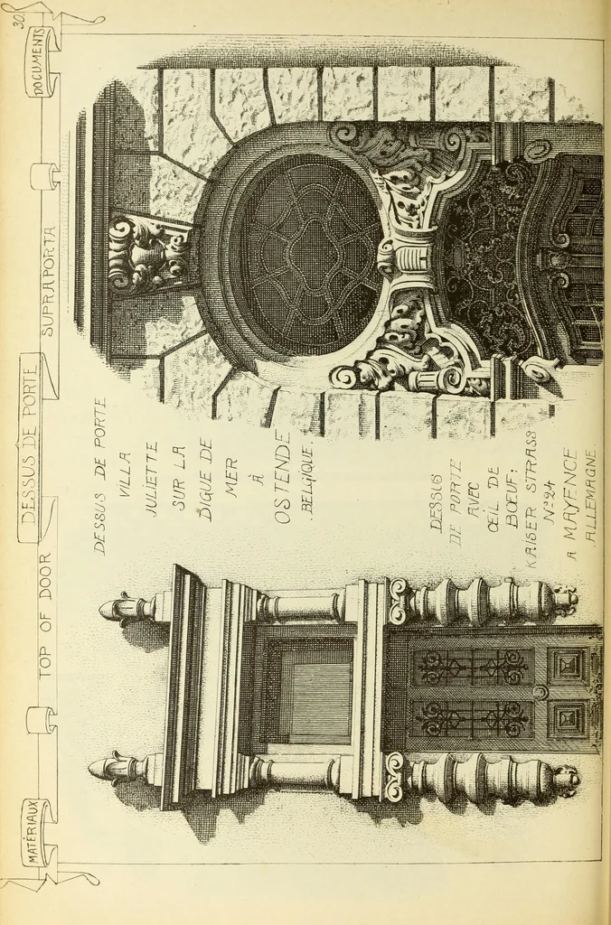An illustration from Materials and documents of architecture and sculpture : classified alphabetically, 1915, leaf 253