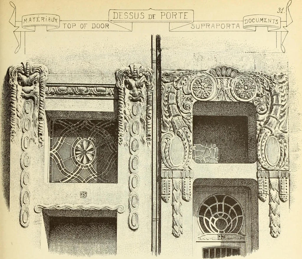 An illustration from Materials and documents of architecture and sculpture : classified alphabetically, 1915, leaf 254