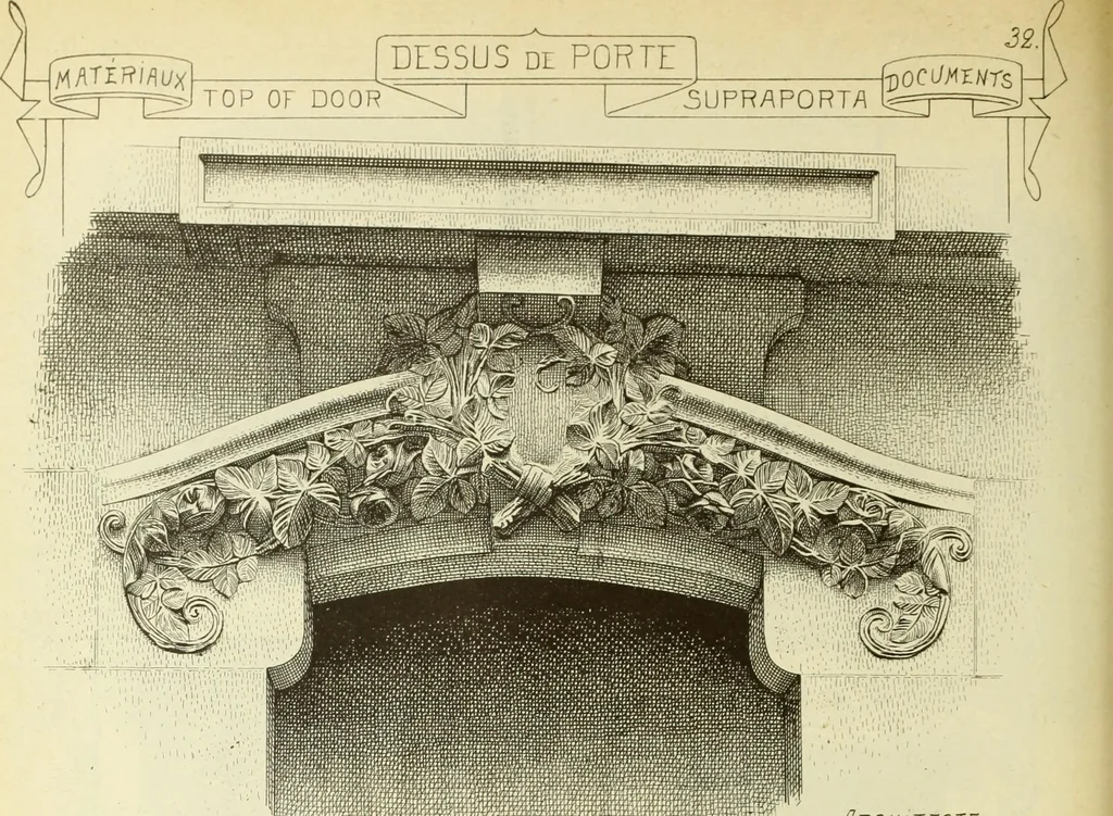 An illustration from Materials and documents of architecture and sculpture : classified alphabetically, 1915, leaf 255