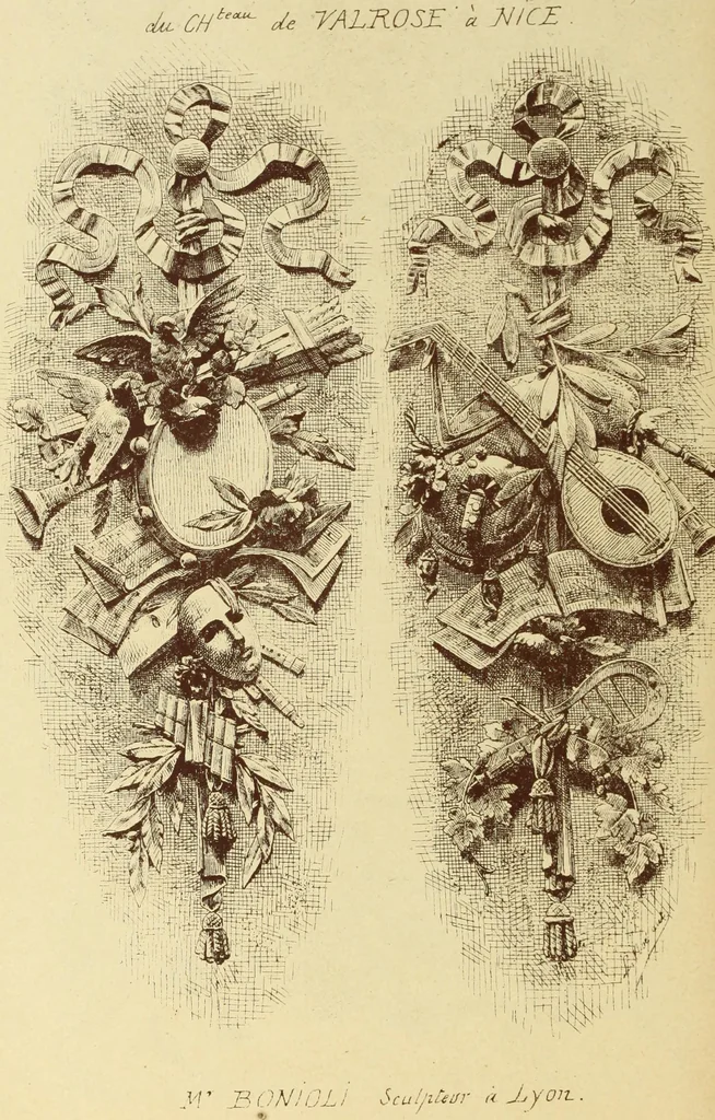 An illustration from Materials and documents of architecture and sculpture : classified alphabetically, 1915, leaf 285