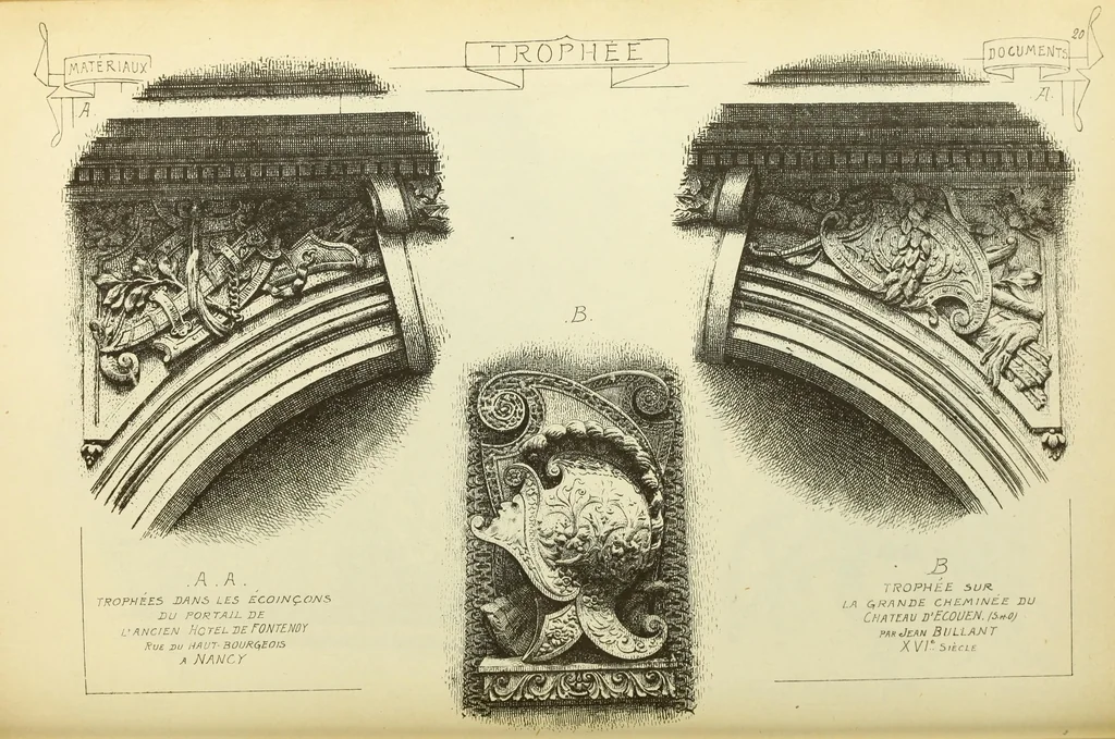 An illustration from Materials and documents of architecture and sculpture : classified alphabetically, 1915, leaf 291