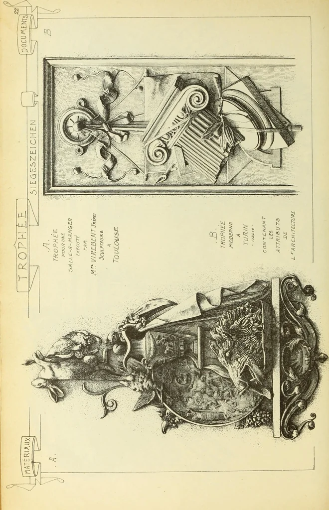 An illustration from Materials and documents of architecture and sculpture : classified alphabetically, 1915, leaf 293
