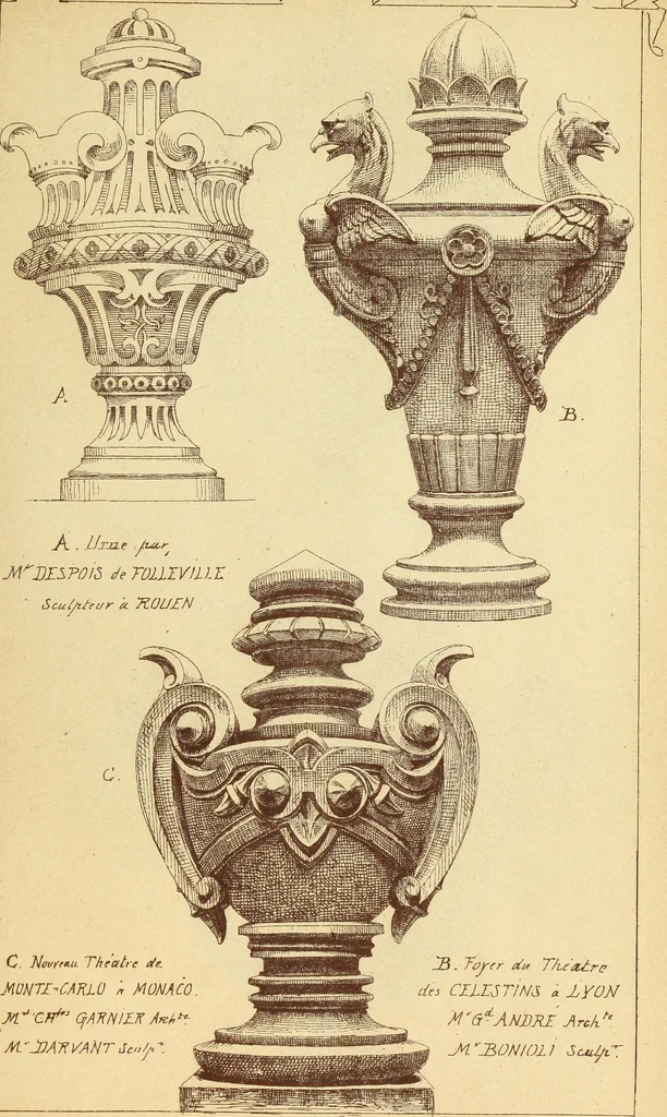 An illustration from Materials and documents of architecture and sculpture : classified alphabetically, 1915, leaf 296