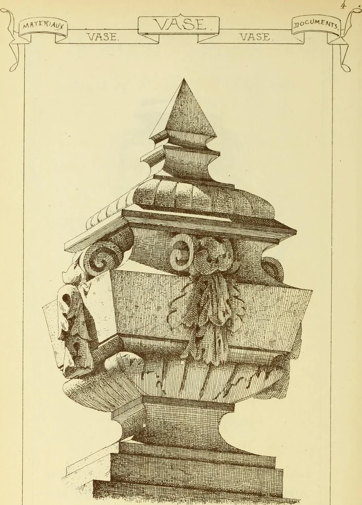 An illustration from Materials and documents of architecture and sculpture : classified alphabetically, 1915, leaf 307