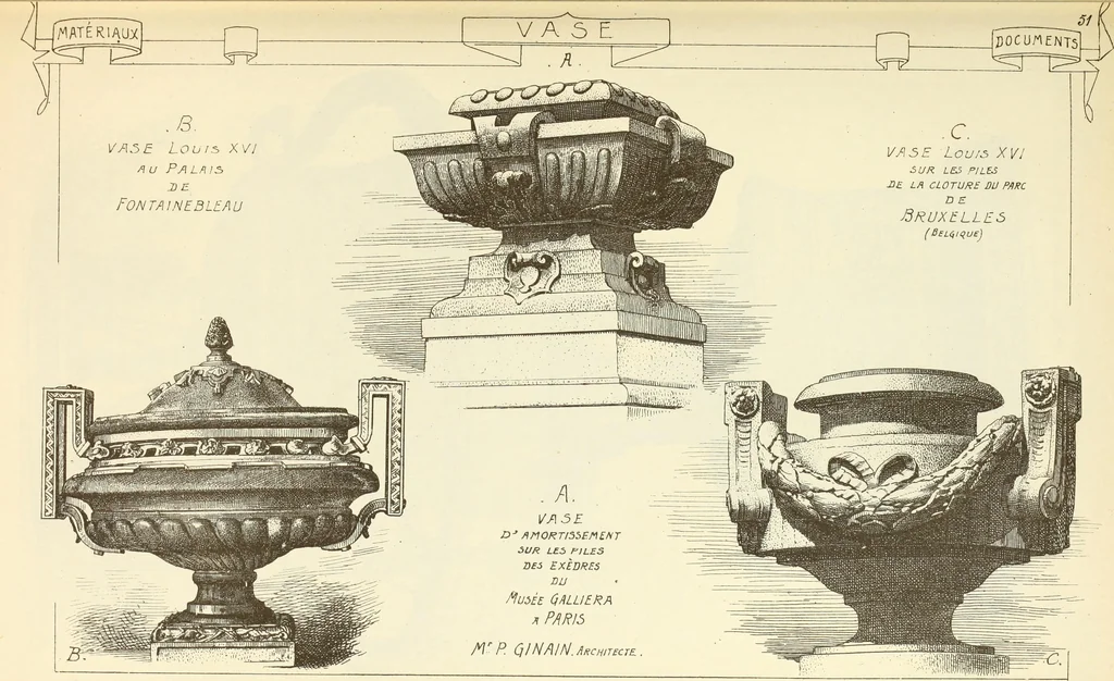 An illustration from Materials and documents of architecture and sculpture : classified alphabetically, 1915, leaf 354