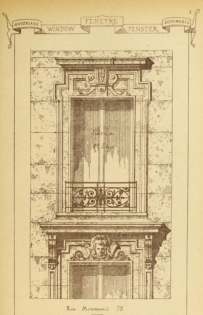 An illustration from Materials and documents of architecture and sculpture : classified alphabetically, 1915, leaf 410