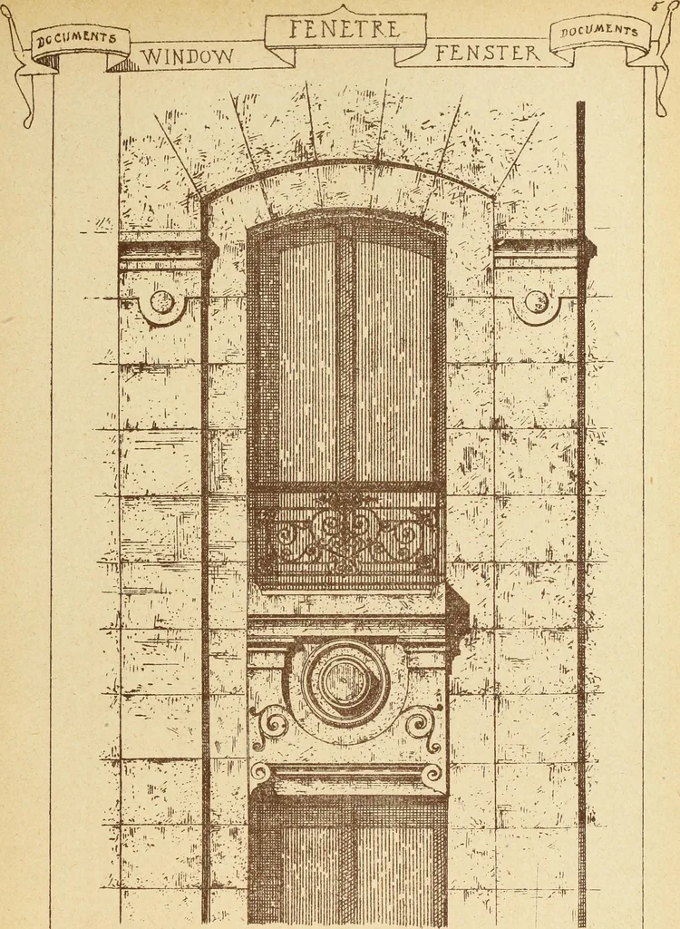 An illustration from Materials and documents of architecture and sculpture : classified alphabetically, 1915, leaf 412