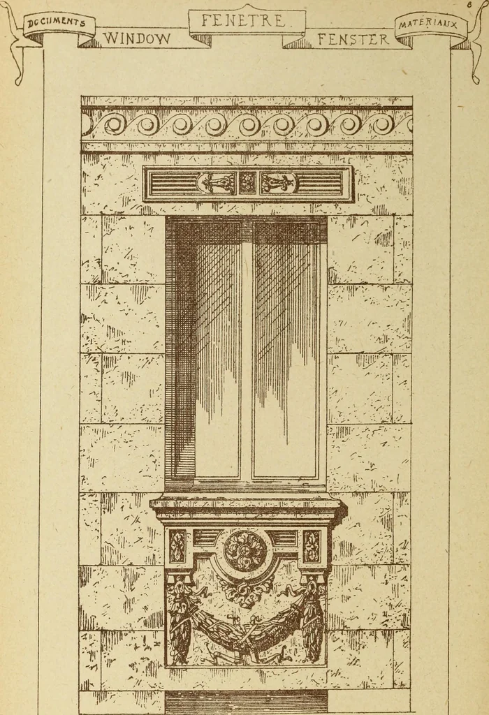 An illustration from Materials and documents of architecture and sculpture : classified alphabetically, 1915, leaf 415