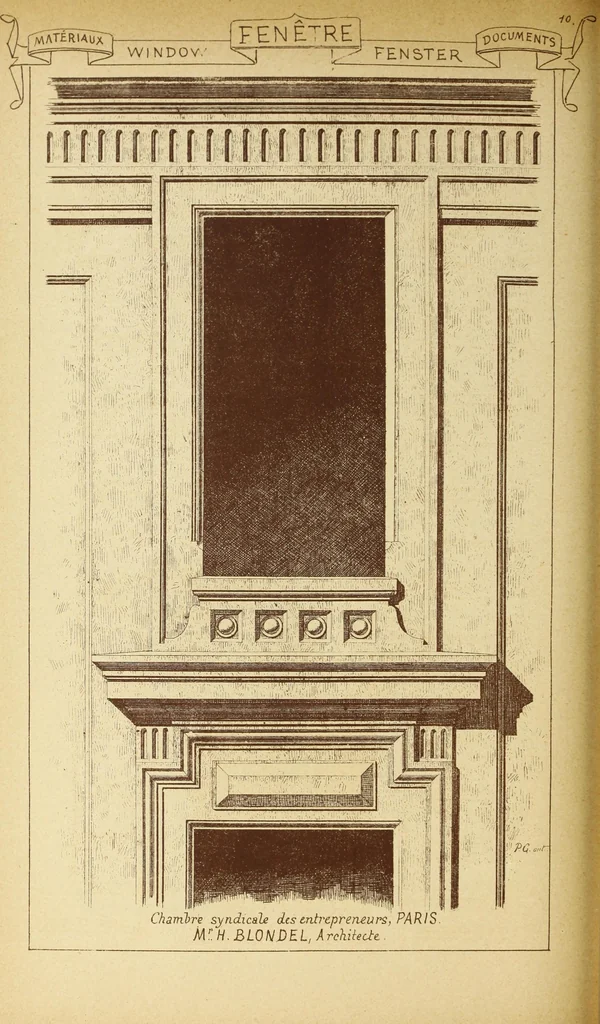 An illustration from Materials and documents of architecture and sculpture : classified alphabetically, 1915, leaf 417