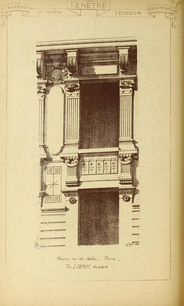 An illustration from Materials and documents of architecture and sculpture : classified alphabetically, 1915, leaf 419